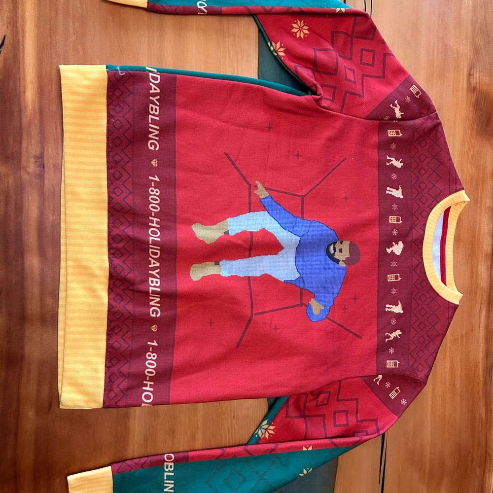 Red and Green Holiday Sweater